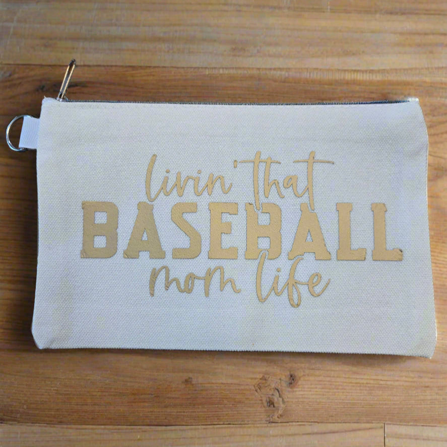 Baseball Babe Zipper Pouch