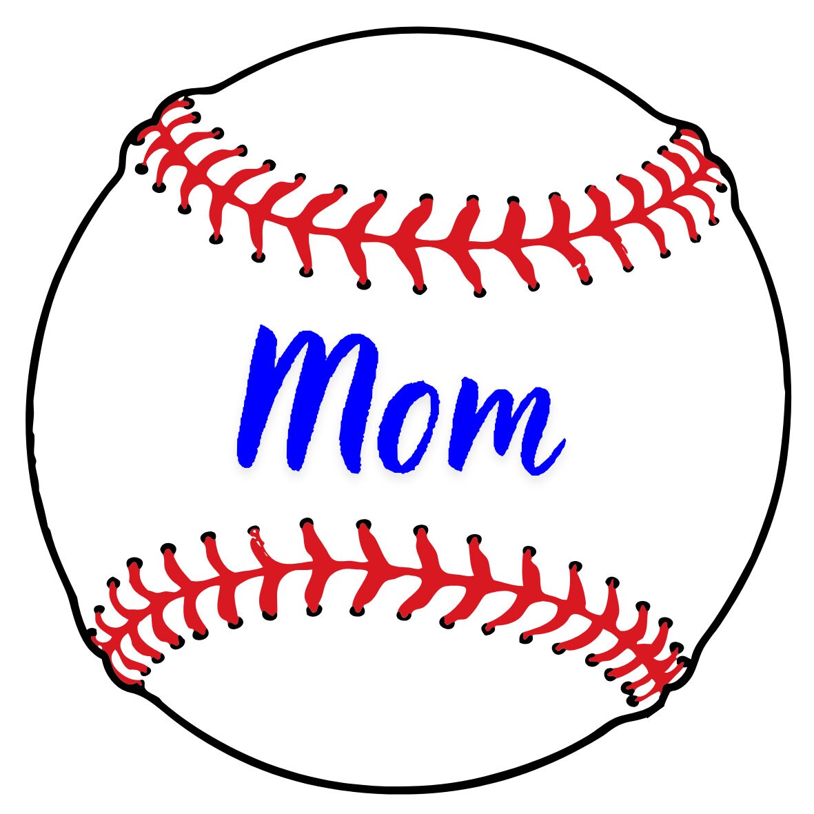 Baseball Mom Sticker