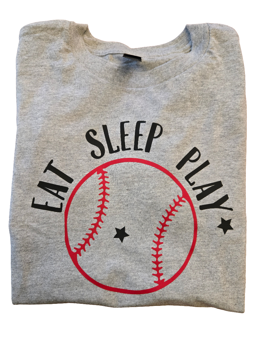 Eat Sleep Play Adult Tee