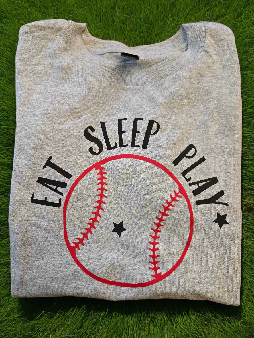 Eat Sleep Play Adult Tee