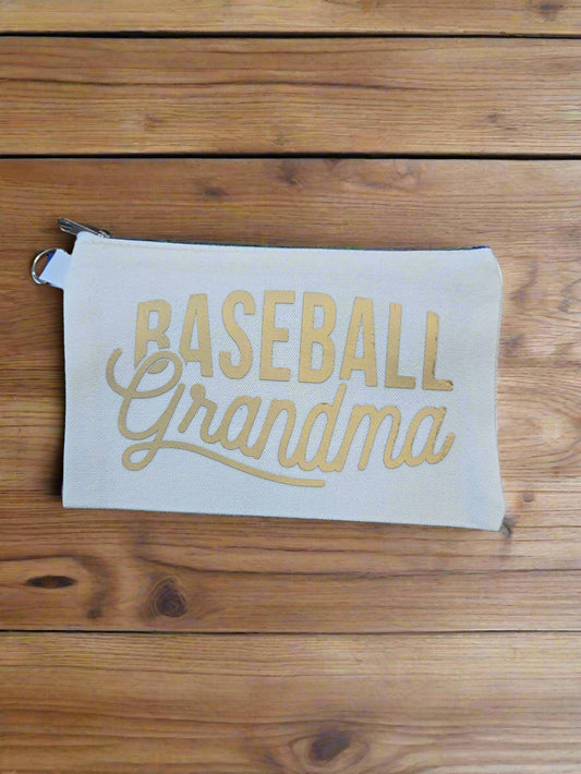 Baseball Mom Zipper Pouch