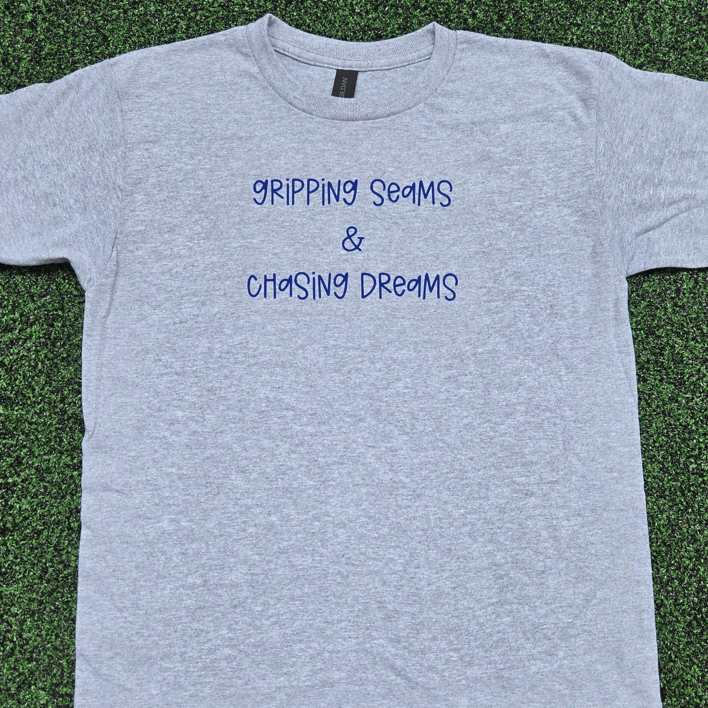 Gripping Seams & Chasing Dreams Youth Tee