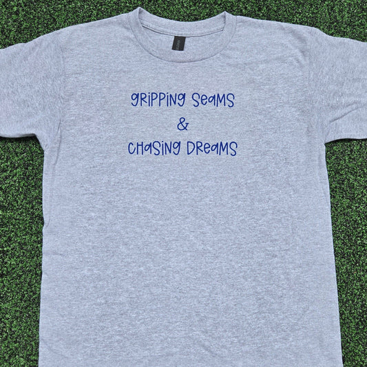 Gripping Seams & Chasing Dreams Adult Tee