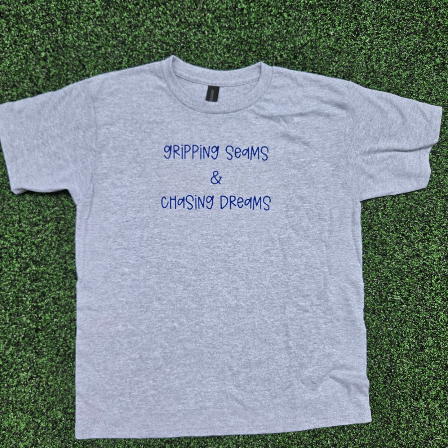 Gripping Seams & Chasing Dreams Youth Tee