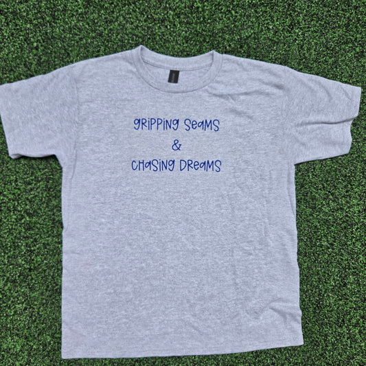 Gripping Seams & Chasing Dreams Youth Tee