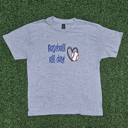 Baseball All Day Youth Tee