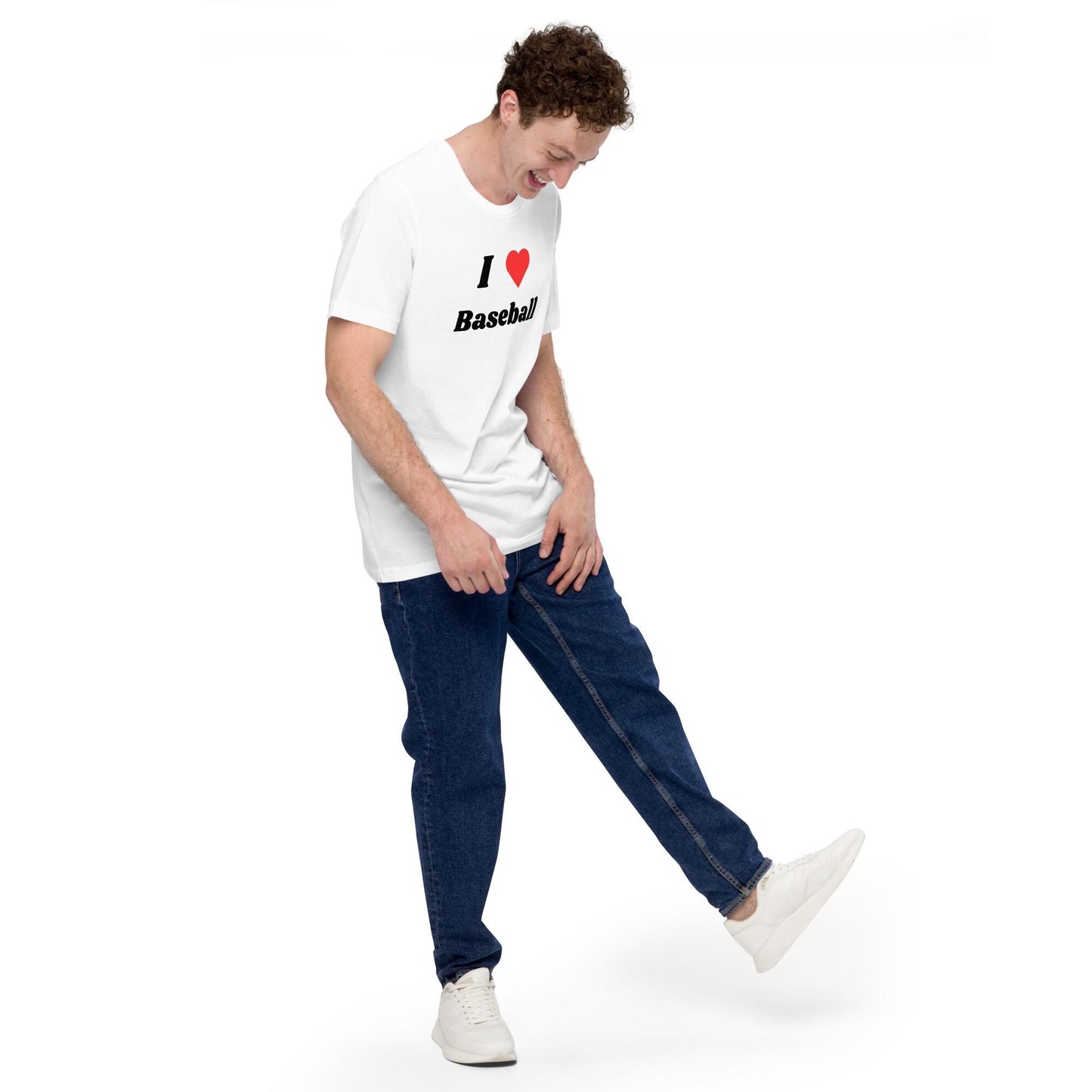 I Heart Baseball Youth White Unisex T-shirt