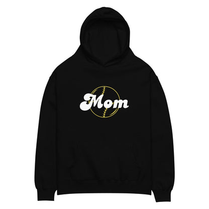 Softball Mom Unisex Hoodie in Black for every team