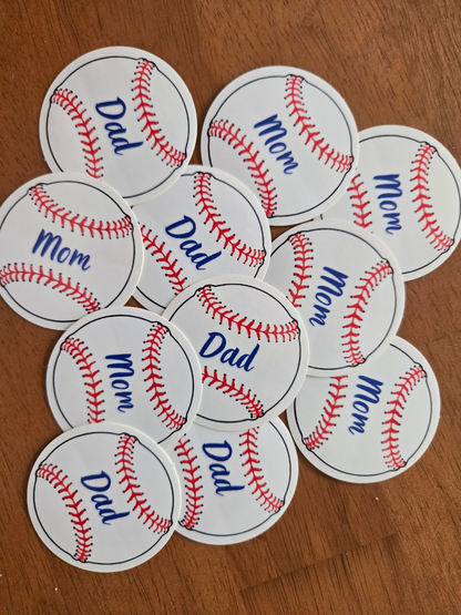 Baseball Mom Sticker