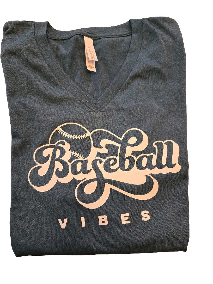 Baseball Vibes Adult Tee