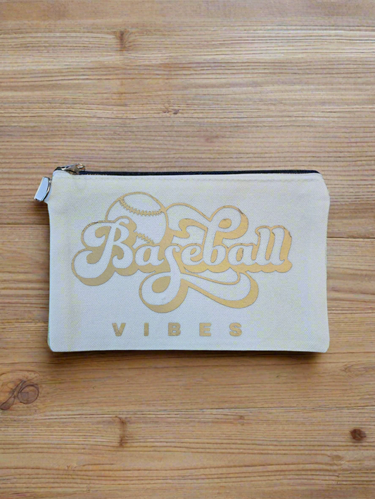 Baseball Grandma Zipper Pouch
