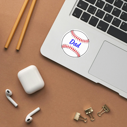 Baseball Dad Sticker