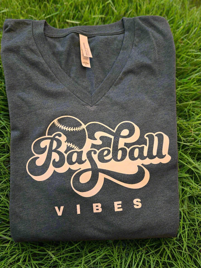 Baseball Vibes Adult Tee